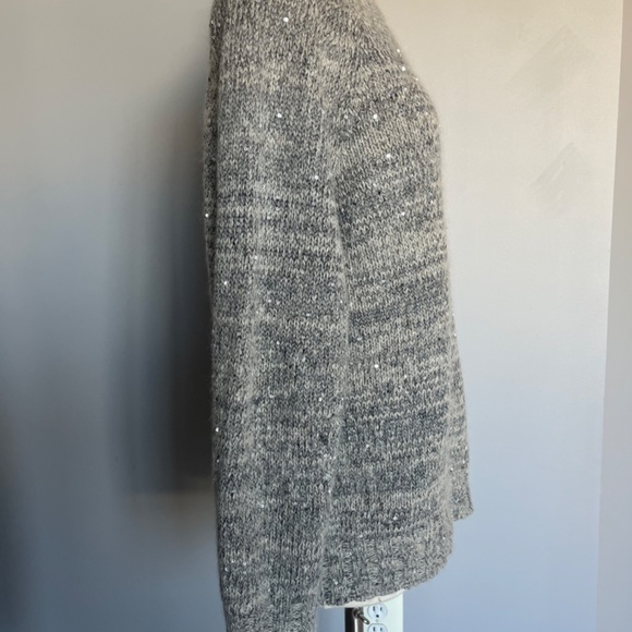 WEEKEND MAX MARA Vivetta Sequined Wool blend Cocktail Raglan Sweater Pullover 8 - Picture 15 of 16